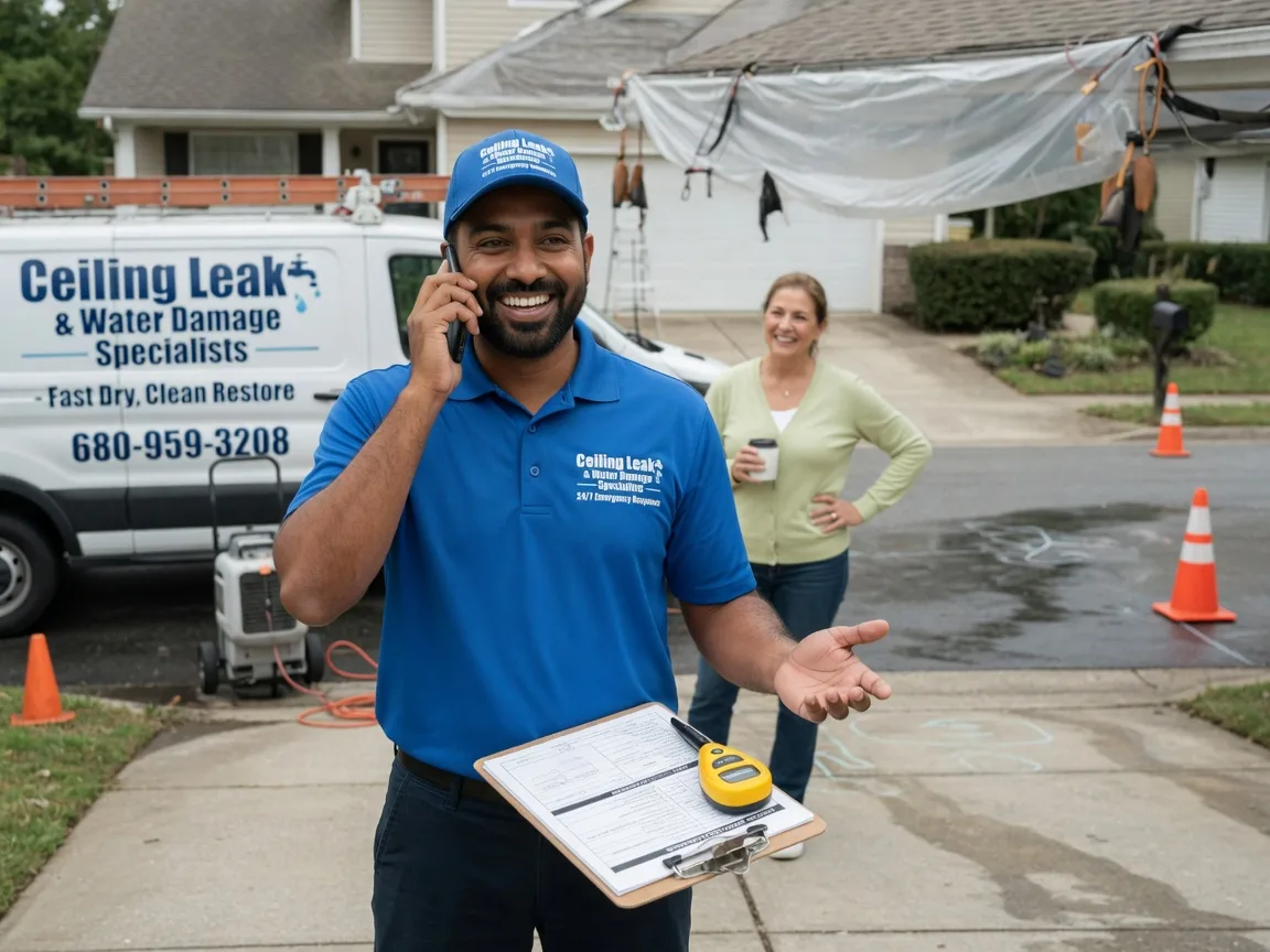 Ceiling Leak Cleanup Kempner, TX FAQs